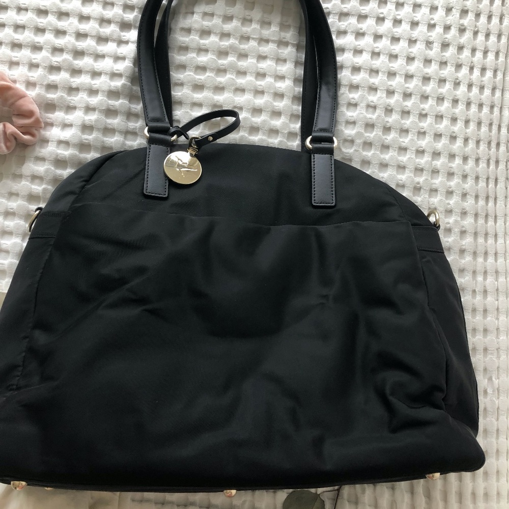 Black Lo & Sons O.G Medium Bag [Gold interior]